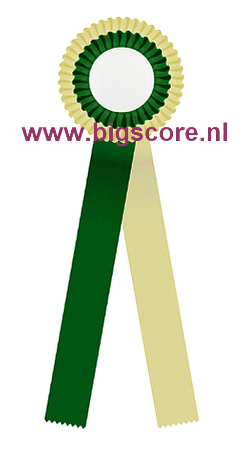 R 02 2-Ringsrozet Ø 10,5 L: 30 cm Bedrukt op 1 Liaster